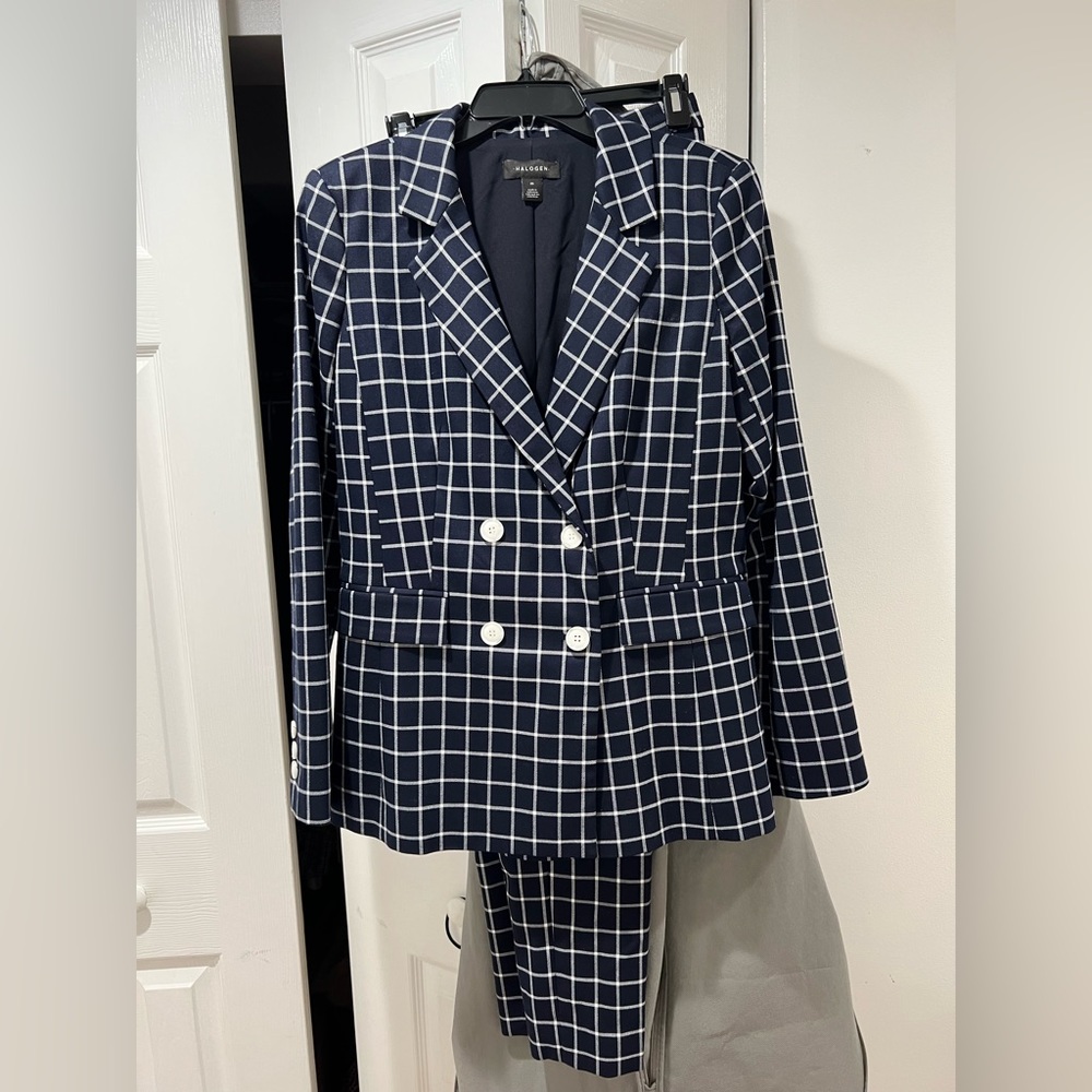 Nordstrom plaid pant suit